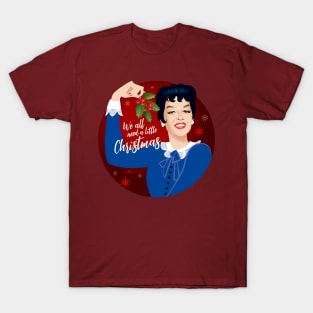 A Liittle Auntie Mame Christmas T-Shirt